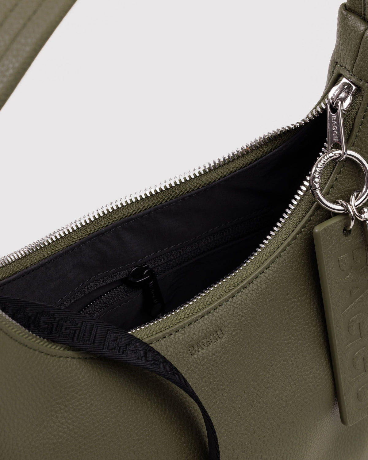 Baggu Mini Recycled Leather Shoulder Bag