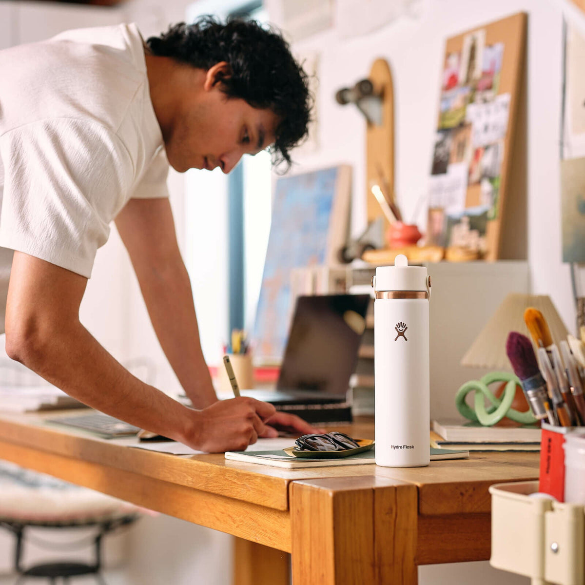 Hydro Flask Arc Collection - 24 oz Wide Mouth with Flex Straw Cap
