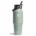 Hydro Flask 32 oz Wide Mouth Travel Bottle with Flex Straw Cap - Agave